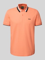 Regular fit poloshirt met labelprint, model 'Paddy' van BOSS Green - 19