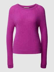 Strickpullover aus Alpaka-Mix mit Rundhalsausschnitt von Lanius Rosa - 8
