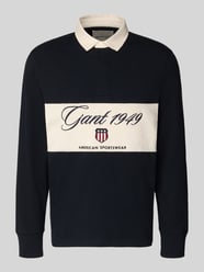 Sweatshirt mit Polokragen und verdeckter Knopfleiste von GANT - 44