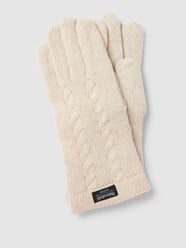 Handschuhe mit Label-Detail von EEM Beige - 24