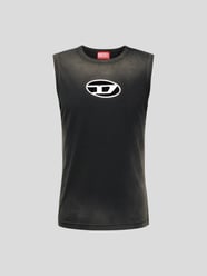 Tanktop mit Label-Detail von Diesel Grau - 28