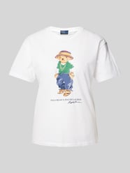 T-Shirt mit Motiv- und Label-Print Modell 'Beach' von Polo Ralph Lauren Weiß - 31