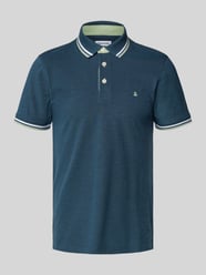 Slim fit poloshirt met logostitching, model 'PAULOS' van Jack & Jones - 4