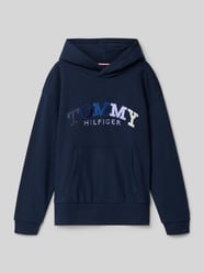 Boyfriend Fit Hoodie aus Baumwoll-Mix von Tommy Hilfiger Teens - 42