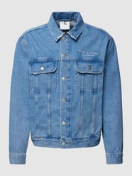 Jeansjacke mit Statement-Stitching von Calvin Klein Jeans Blau - 17