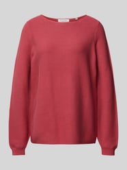 Gebreide pullover met ronde hals van Christian Berg Woman Rood - 44