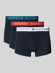 Trunks mit Label-Bund im 3er-Pack von Tommy Hilfiger Blau - 19