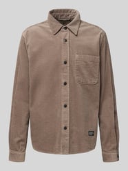 Hemdjacke mit Brusttasche von Marc O'Polo DENIM Beige - 9