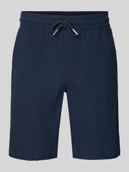 Shorts mit elastischem Bund und Strukturmuster von Lindbergh - 27