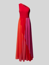 Abendkleid mit One-Shoulder-Träger von Adrianna Papell Rot - 8