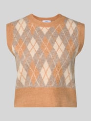 Weste mit Rundhalsausschnitt Modell 'PHILO' von SUNCOO PARIS - 16