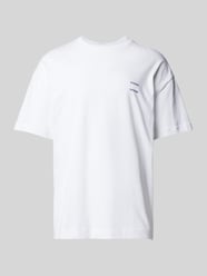 T-shirt o kroju oversized z prążkowanym, okrągłym dekoltem model ‘JOEL’ od Samsøe Samsøe - 25