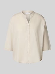 Regular Fit Bluse mit Tunikakragen Modell 'Li44araa' von ZABAIONE Beige - 40
