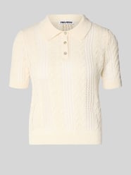 Slim Fit Poloshirt in Strick-Optik von REVIEW - 15