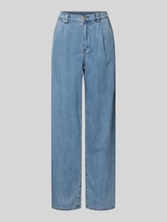 Jeans mit elastischem Bund und Eingrifftaschen Modell 'RUDY' von SUNCOO PARIS - 42
