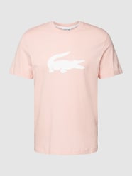 T-Shirt mit Rundhalsausschnitt von Lacoste Rosa - 29