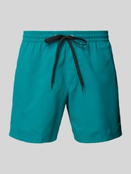 Badehose mit Label-Detail und elastischem Bund von Quiksilver - 34