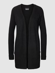 Longcardigan mit Eingrifftaschen von Pieces Schwarz - 20