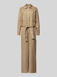 Regular Fit Jumpsuit aus Lyocell-Mix von Marc O'Polo Beige - 2