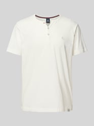 T-Shirt mit Serafino-Ausschnitt von Lerros - 4