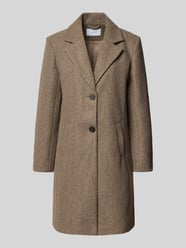 Regular Fit Mantel mit Reverskragen Modell 'CLAUDIA' von VILA Beige - 5