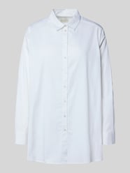 Relaxed Fit Hemdbluse mit Manschetten von Milano Italy - 28