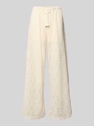 Regular Fit Weite Hose mit semitransparentem Besatz Modell 'MAYA' von VERO MODA - 17