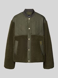 Regular Fit Teddyfell-Jacke mit Stepp-Besatz Modell 'WETHERBY FLEECE' von Barbour - 9