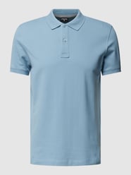 Poloshirt im unifarbenen Design Modell 'Petter-P' von Strellson Blau - 8