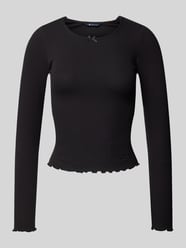 Longsleeve mit Schleifen-Detail von Tommy Jeans Schwarz - 48