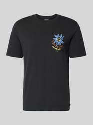 T-shirt z nadrukami z logo i okrągłym dekoltem od Scotch & Soda - 30