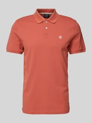 Regular Fit Poloshirt mit Knopfleiste und Label-Stitching von MCNEAL Orange - 20