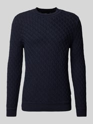 Gebreide pullover met ronde hals, model 'AKSLA' van GABBA - 8