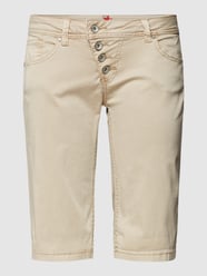 Korte broek met labeldetails, model 'MALIBU' van Buena Vista Wit - 31