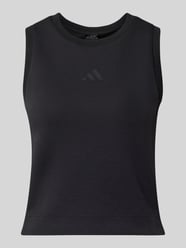 Top o kroju regular fit z nadrukiem z logo od adidas Sportswear - 7