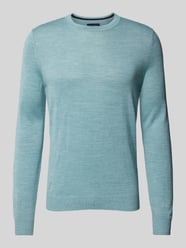 Gebreide pullover met ronde hals van Christian Berg Men Groen - 13