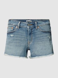 Jeansshorts im Destroyed-Look von Tom Tailor Denim Blau - 8