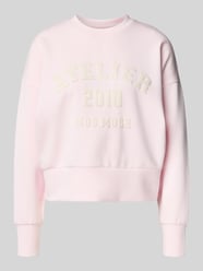 Bluza o kroju relaxed fit z mieszanka wiskozy model 'Nima' od MOS MOSH Fuksjowy - 44