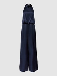 Jumpsuit mit amerikanischem Ausschnitt von V by Vera Mont Blau / Türkis - 33