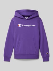 Hoodie mit Label-Stitching von CHAMPION Lila - 44