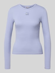 Slim fit shirt met lange mouwen van katoenmix van Tommy Jeans - 25