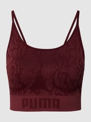 Bustier mit Logo-Stitching von PUMA PERFORMANCE Bordeaux - 2