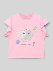T-shirt z nadrukiem z napisem model ‘SEA’ od Name It - 48