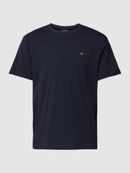 T-Shirt mit Logo-Stitching Modell 'SALIS' von Napapijri Blau - 40