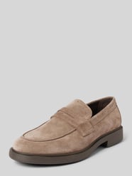 Loafers aus Leder mit Label-Detail von JOOP! SHOES Beige - 35