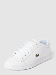 Sneaker mit Logo-Stitching von Lacoste Weiß - 23