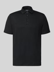 Koszulka polo o kroju regular fit z mieszanki lnu i elastanu od OLYMP Level 5 - 7