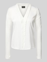 Regular Fit Blusenshirt aus Satin mit Blende von s.Oliver BLACK LABEL - 34