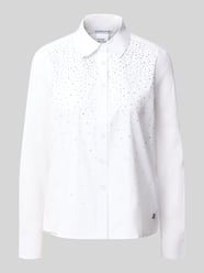 Regular Fit Bluse mit Ziersteinbesatz Modell 'Sw44antje' von ZABAIONE - 28