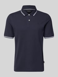 Slim Fit Poloshirt mit Label-Stitching von bugatti - 26